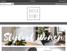 Tablet Screenshot of dutchhome.nl